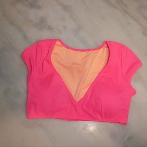 Victoria's Secret Bikini Top Women S Hot Pink Shirt Style